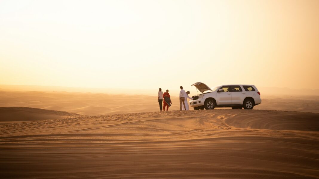 evening desert safari in dubai